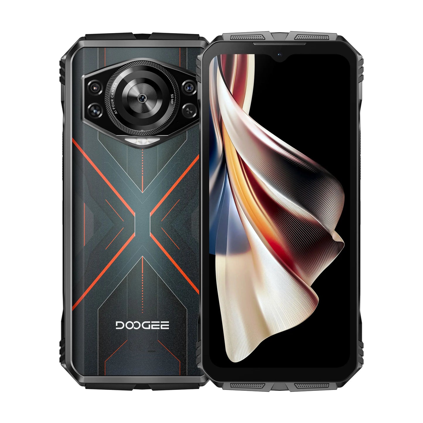 DOOGEE S Cyber Red Ruugged Phone