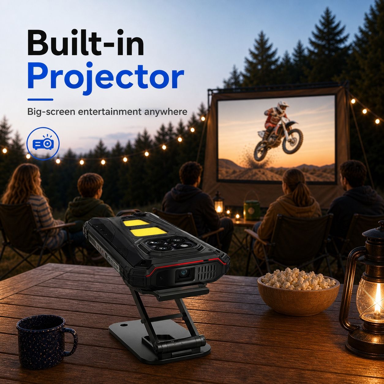 DOOGEE V Max Play Projector Rugged Phone